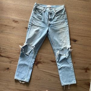 Agolde Riley Cropped Skies Jeans